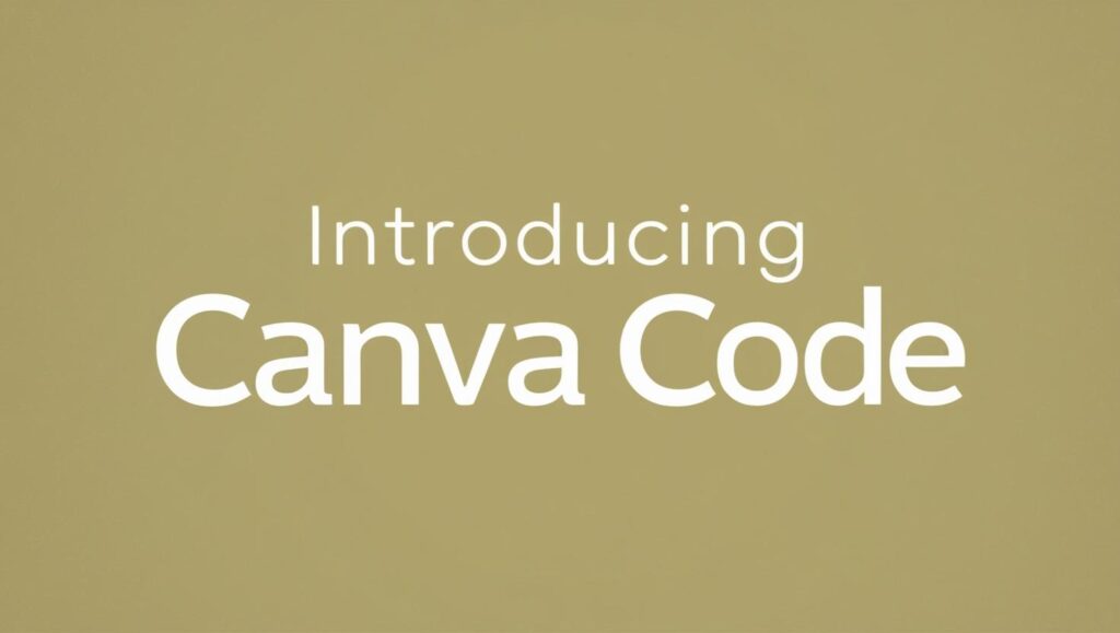 Canva code